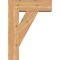 Ekena Millwork Traditional Block Smooth Bracket w/ Offset Brace, Western Red Cedar, 7 1/2"W x 22"D x 30"H BKT0806X22X30TRA05SWR - alternate 4